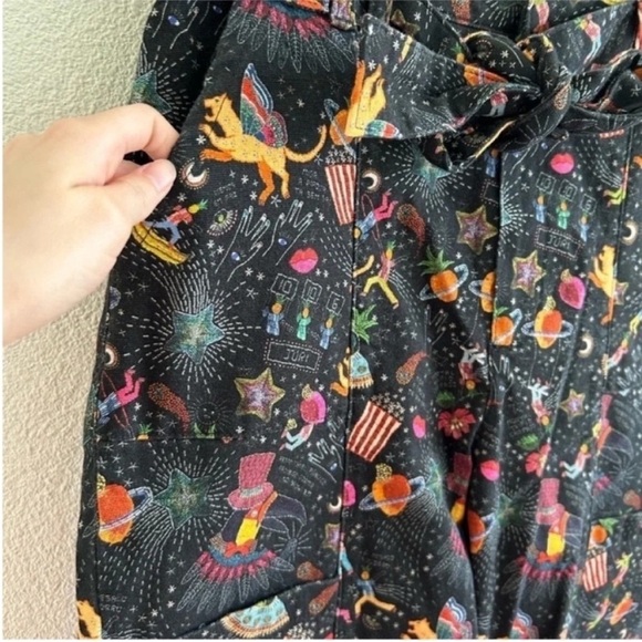 Farm Rio Anthropologie Amorina Utility Pants NWT - Picture 6 of 10